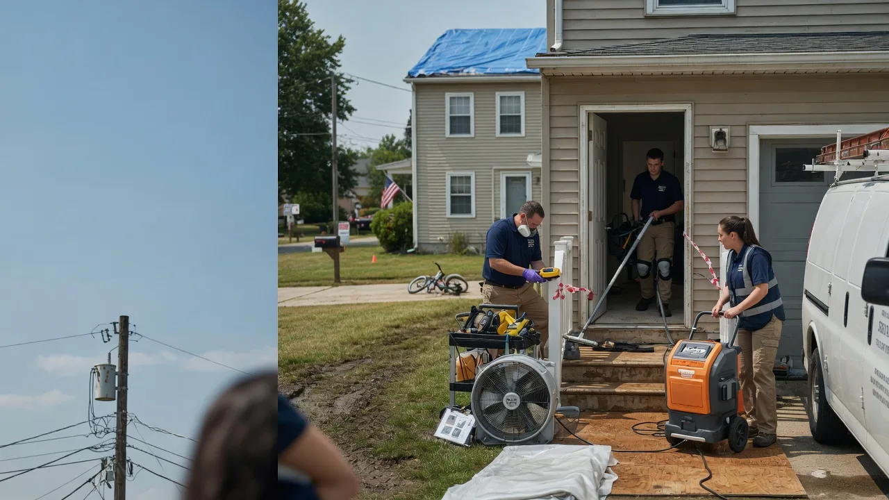 Water Damage Repair in Whitestown, IN near me